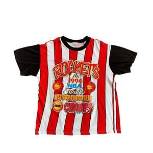 Houston Rockets 1994 Championship T-Shirt Vintage - Large